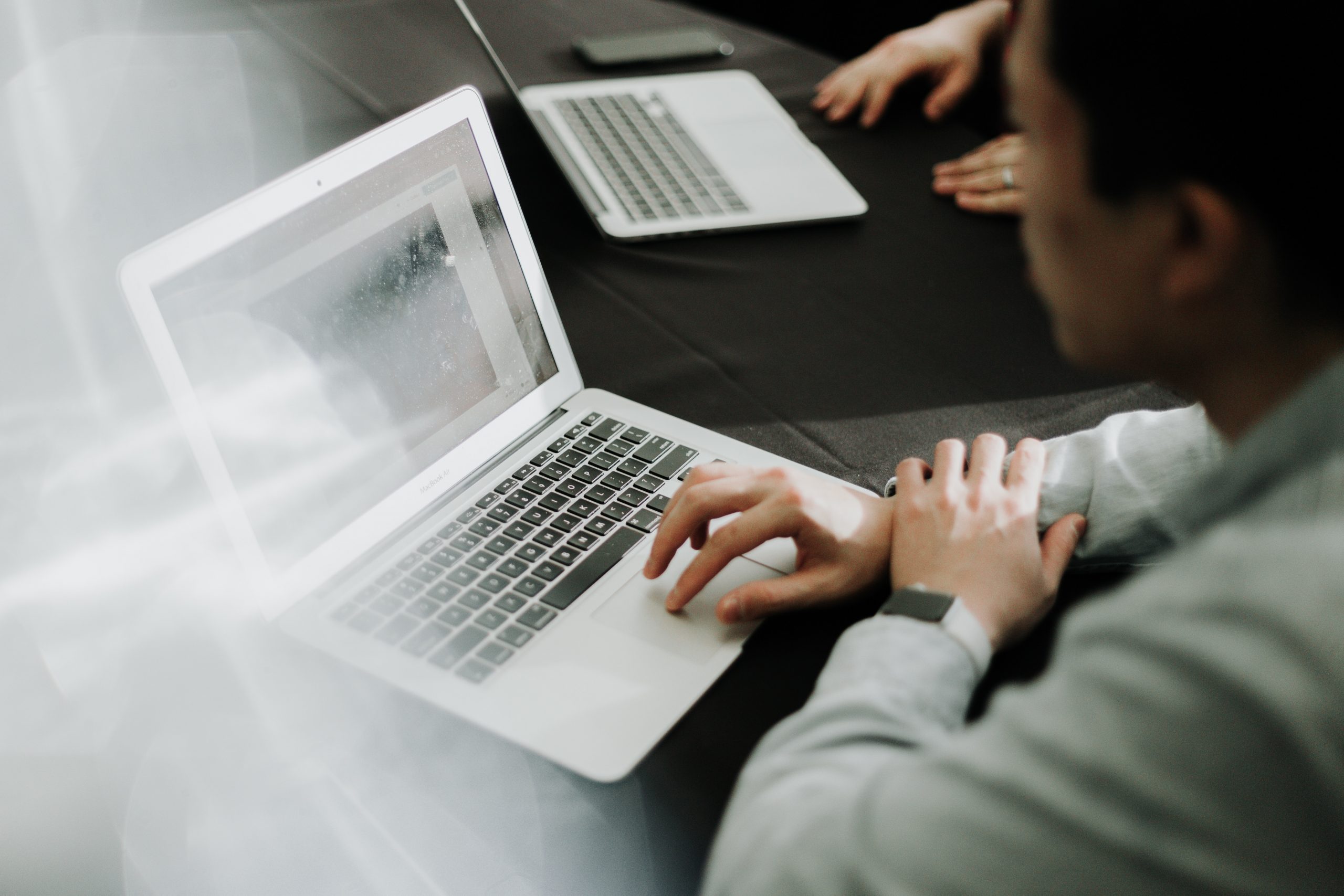 Person on Laptop